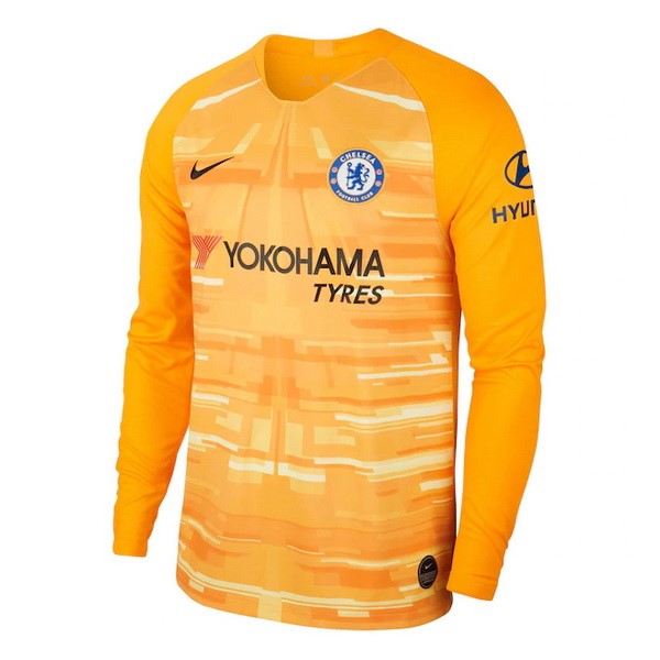 Camiseta Chelsea ML Portero 2019 2020 Amarillo